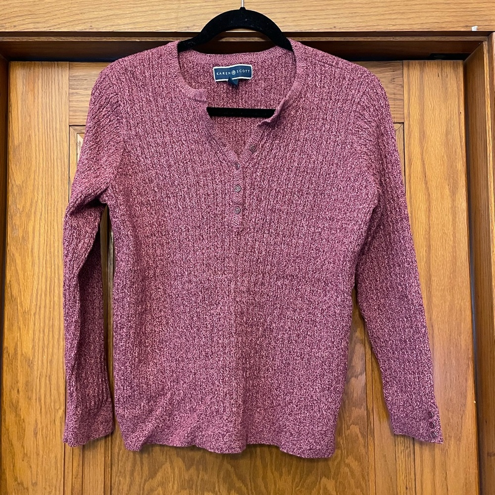 Karen Scott- sweater size large